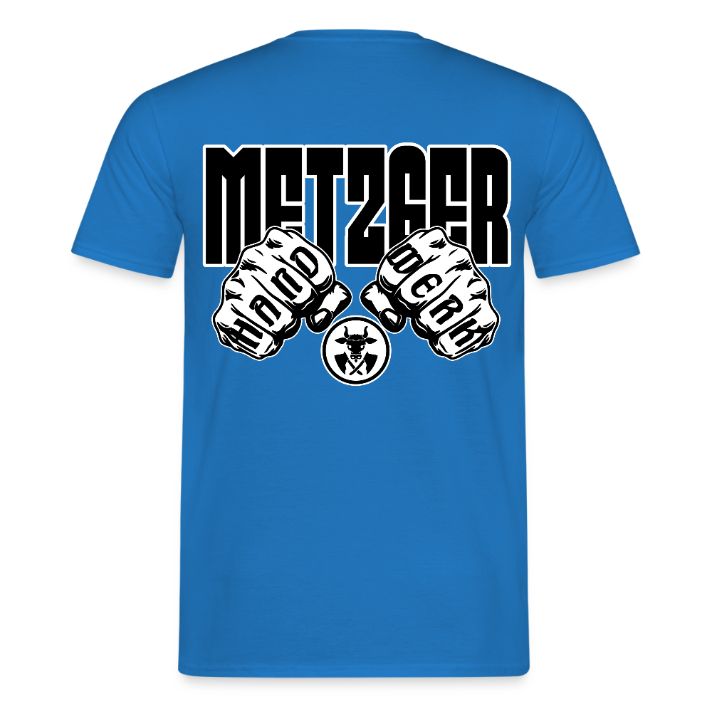 Unisex T-Shirt "Metzger" - Royalblau