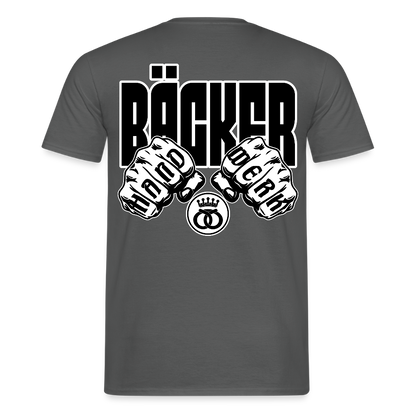 Unisex T-Shirt "Bäcker" - Anthrazit