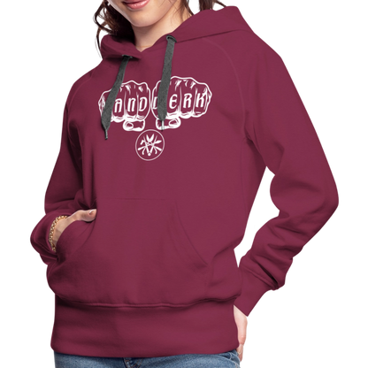 Frauen Premium Hoodie "Spengler" - Bordeaux
