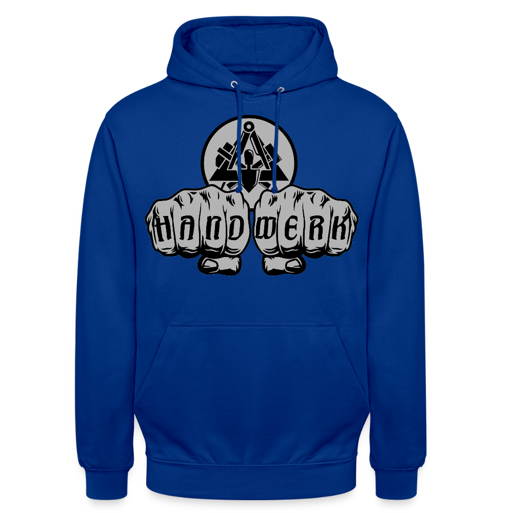 Unisex Hoodie "Maurer" Royalblau Unisex Hoodie