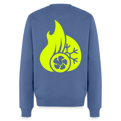 Unisex Premium Pullover "Klimatechniker" neongelb Männer Premium Pullover