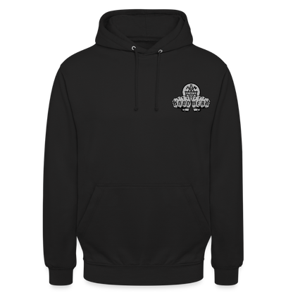 Unisex Standard Hoodie "Betonbauer" beidseitig bedruckt Schwarz Unisex Hoodie