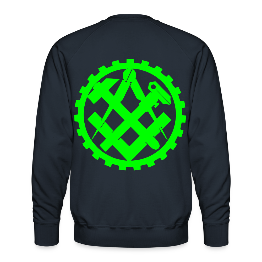 Unisex Premium Pullover "Mechaniker" neongrün Männer Premium Pullover