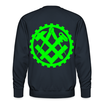 Unisex Premium Pullover "Mechaniker" neongrün Männer Premium Pullover