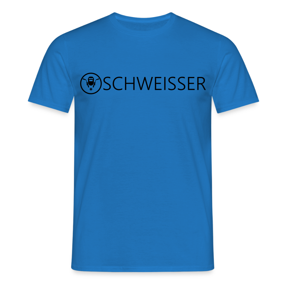Unisex T-Shirt "Schweisser" Royalblau Männer T-Shirt