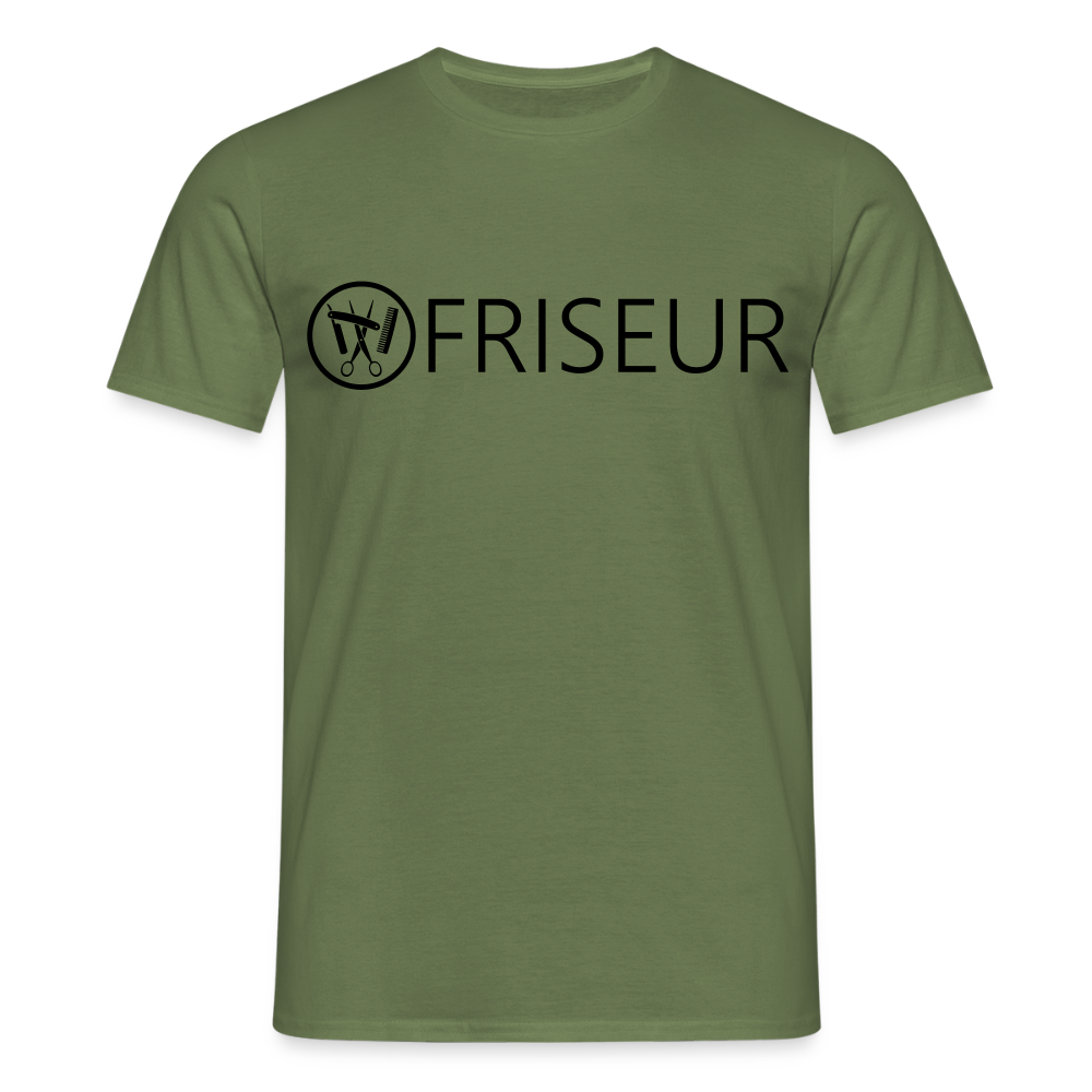 Unisex T-Shirt "Friseur" Militärgrün Männer T-Shirt
