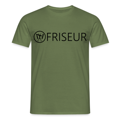 Unisex T-Shirt "Friseur" Militärgrün Männer T-Shirt