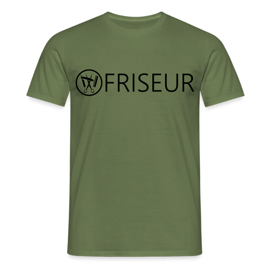 Unisex T-Shirt "Friseur" - Militärgrün