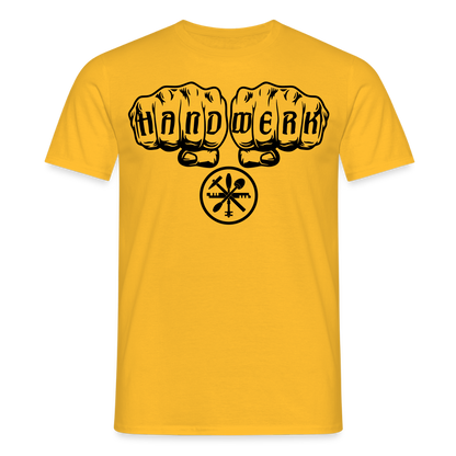 Unisex T-Shirt "Glaser" Gelb Männer T-Shirt