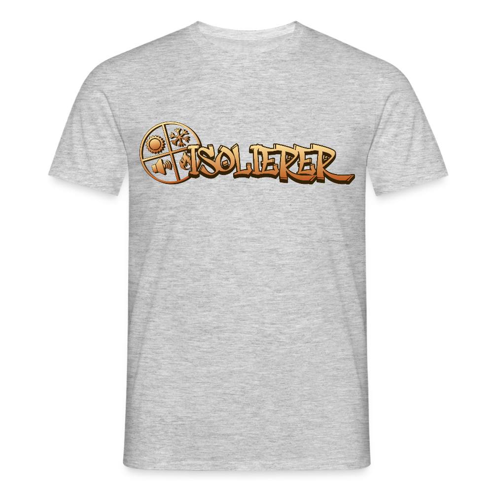 Unisex T-Shirt "Isolierer" Grau meliert Männer T-Shirt