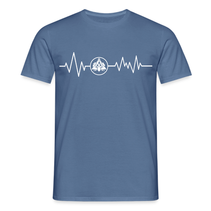 Unisex T-Shirt "Maurer" Taubenblau Männer T-Shirt