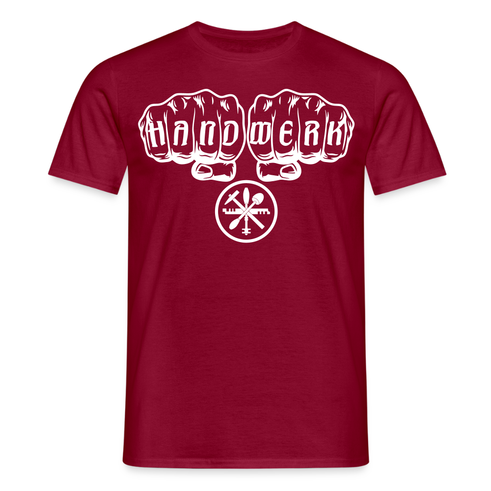 Unisex T-Shirt "Glaser" Ziegelrot Männer T-Shirt