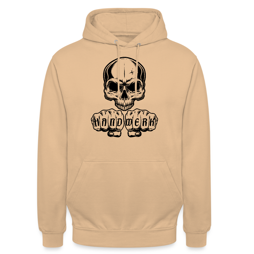 Unisex Hoodie "Skull-Handwerk" Pfirsich Unisex Hoodie