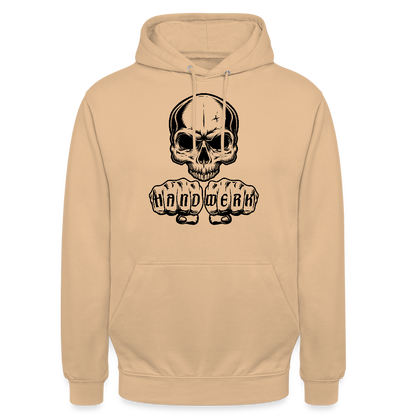 Unisex Hoodie "Skull-Handwerk" Pfirsich Unisex Hoodie