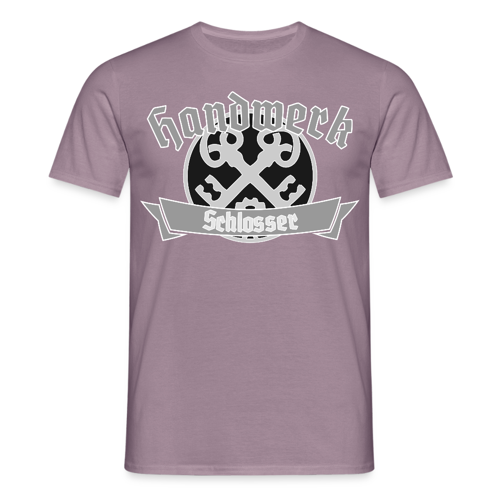 Unisex T-Shirt "Schlosser" Lilagrau Männer T-Shirt