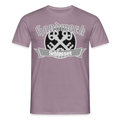 Unisex T-Shirt "Schlosser" Lilagrau Männer T-Shirt