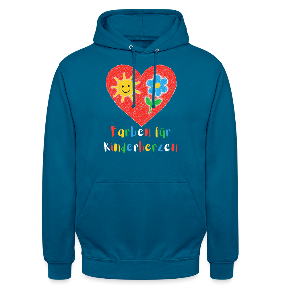 Unisex Hoodie "Kinderherzen" Tiefseeblau Unisex Hoodie