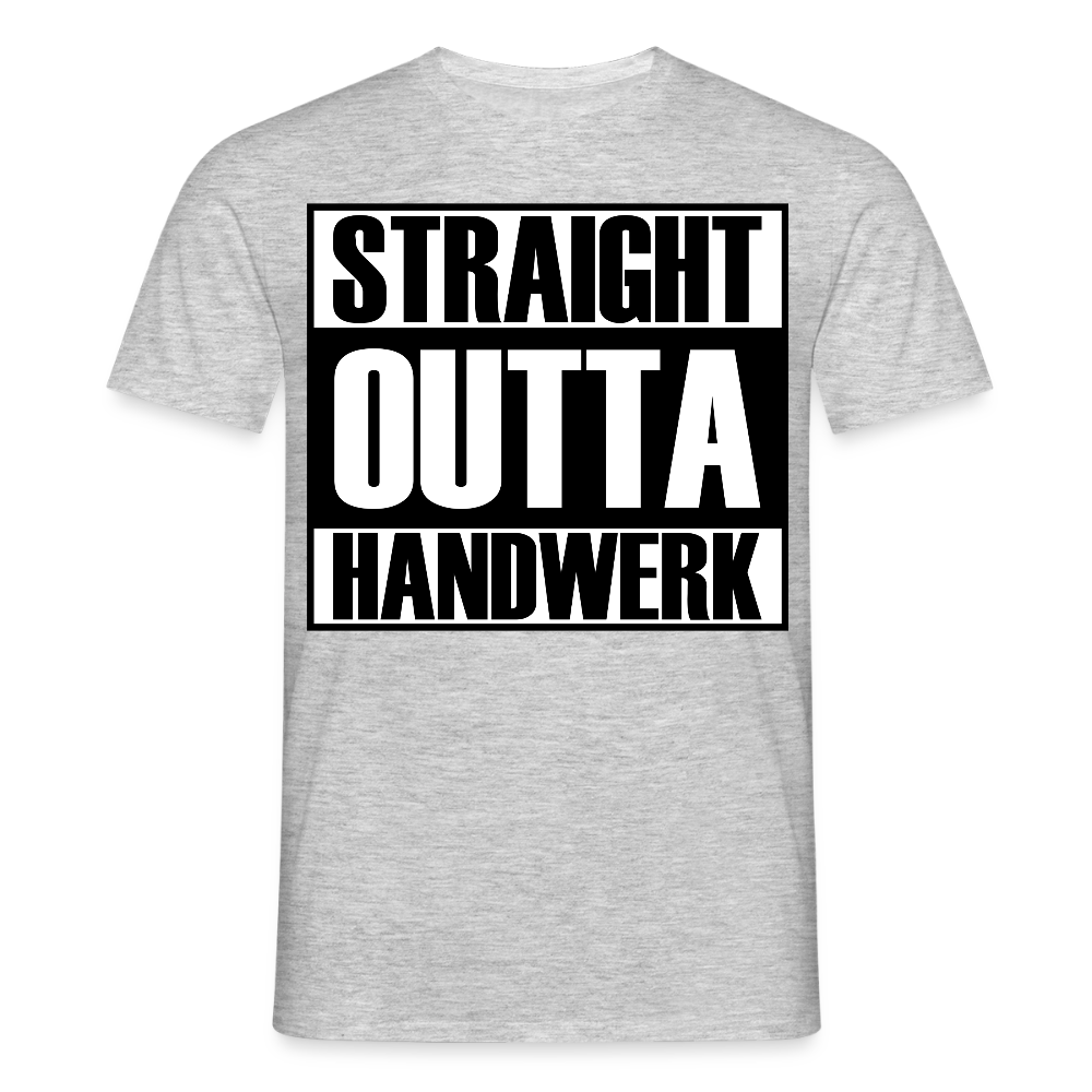 Unisex T-Shirt "Handwerk" Grau meliert Männer T-Shirt