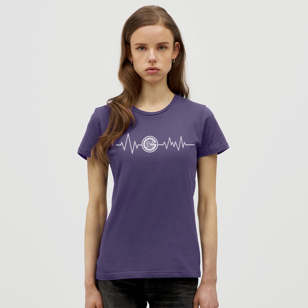 Frauen T-Shirt "Gerüstbauer" - Dunkellila