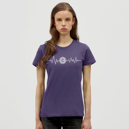 Frauen T-Shirt "Gerüstbauer" - Dunkellila