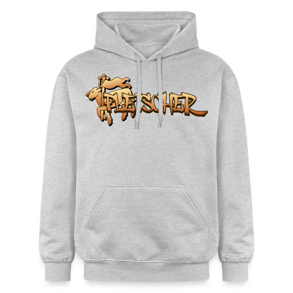 Gildan Unisex Softstyle® "Fleischer" Hellgrau meliert Gildan Unisex Softstyle® Midweight Hoodie