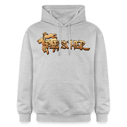 Gildan Unisex Softstyle® "Fleischer" Hellgrau meliert Gildan Unisex Softstyle® Midweight Hoodie