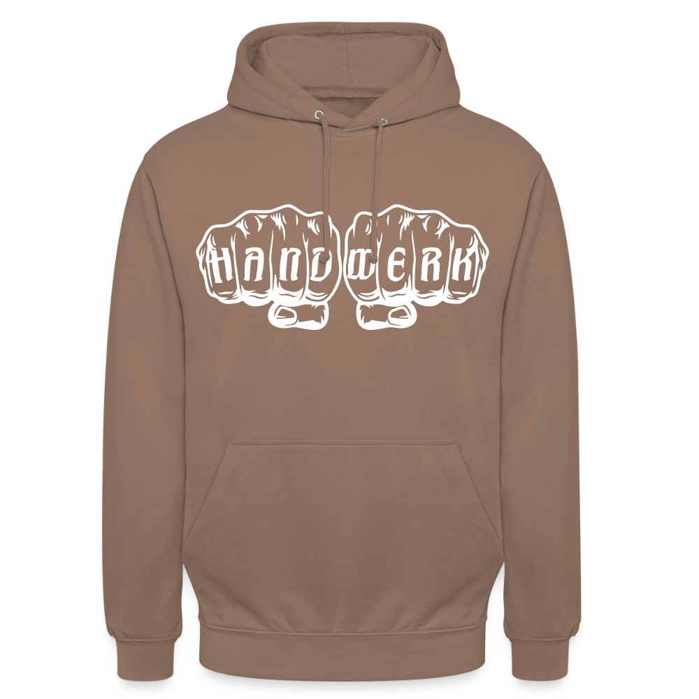 Unisex Hoodie "Handwerk" Mokka Unisex Hoodie