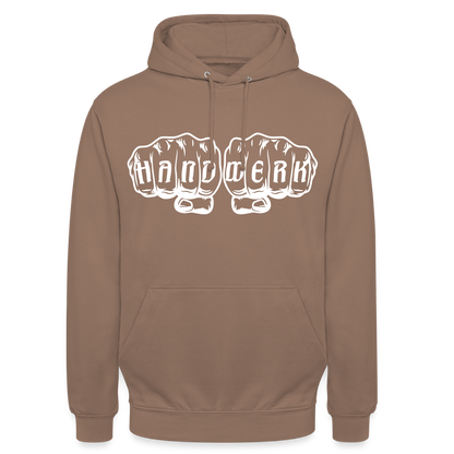 Unisex Hoodie "Handwerk" Mokka Unisex Hoodie