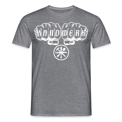 Unisex T-Shirt "Glaser" Graphit meliert Männer T-Shirt