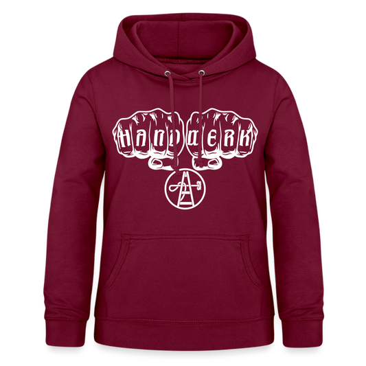 Frauen Hoodie "Gebäudereiniger" - Bordeaux