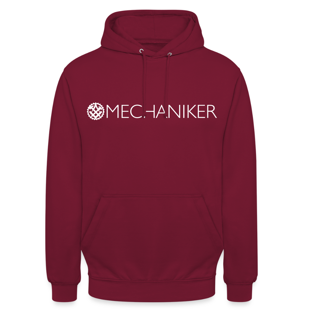 Unisex Hoodie "Mechaniker" Bordeaux Unisex Hoodie