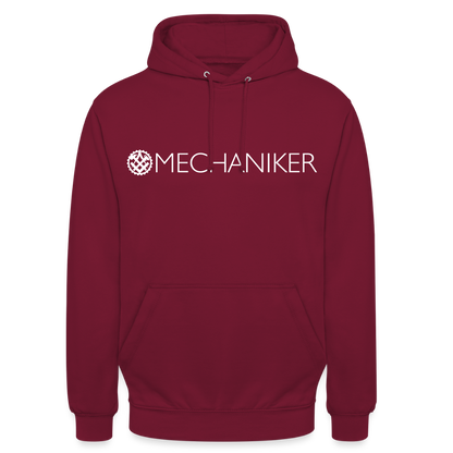 Unisex Hoodie "Mechaniker" Bordeaux Unisex Hoodie