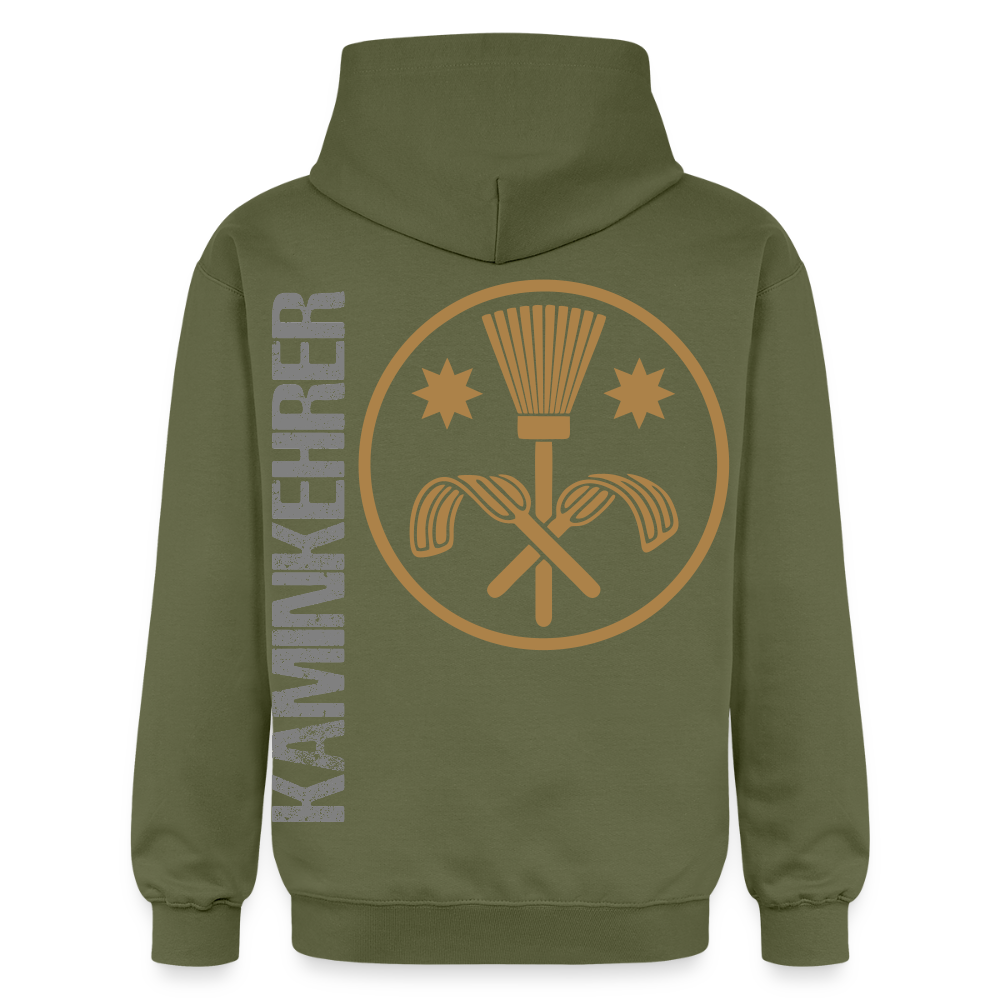 Gildan Unisex Softstyle® "Kaminkehrer" Militärgrün Gildan Unisex Softstyle® Midweight Hoodie