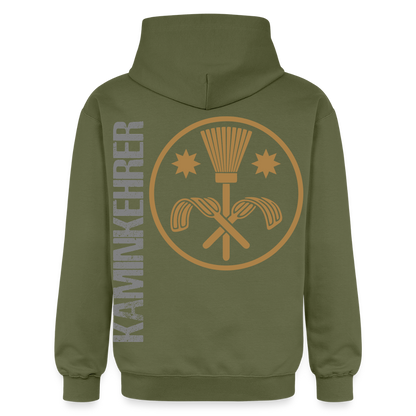 Gildan Unisex Softstyle® "Kaminkehrer" Militärgrün Gildan Unisex Softstyle® Midweight Hoodie
