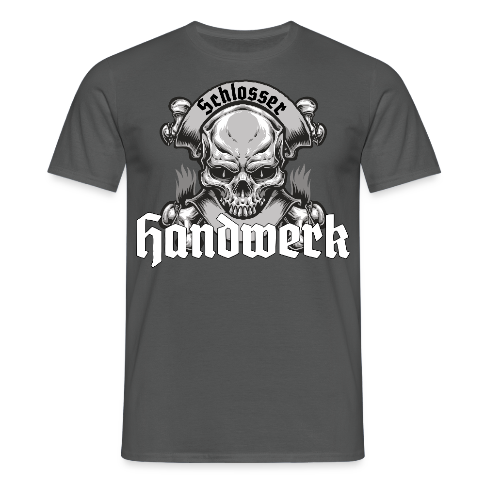 Unisex T-Shirt "Skull-Schlosser" Anthrazit Männer T-Shirt