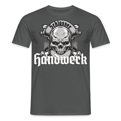 Unisex T-Shirt "Skull-Schlosser" Anthrazit Männer T-Shirt