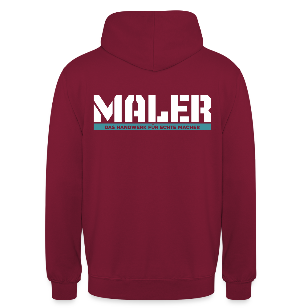Unisex Hoodie HW-300 | MACHER "Maler" Bordeaux Unisex Hoodie {{ color }}