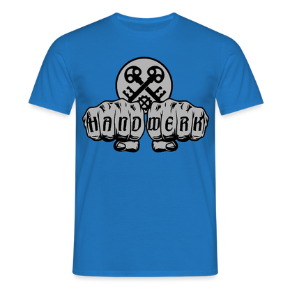 Unisex T-Shirt "Schlosser" Royalblau Männer T-Shirt