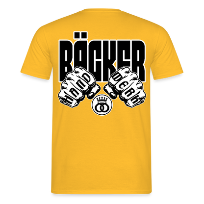 Unisex T-Shirt "Bäcker" - Gelb