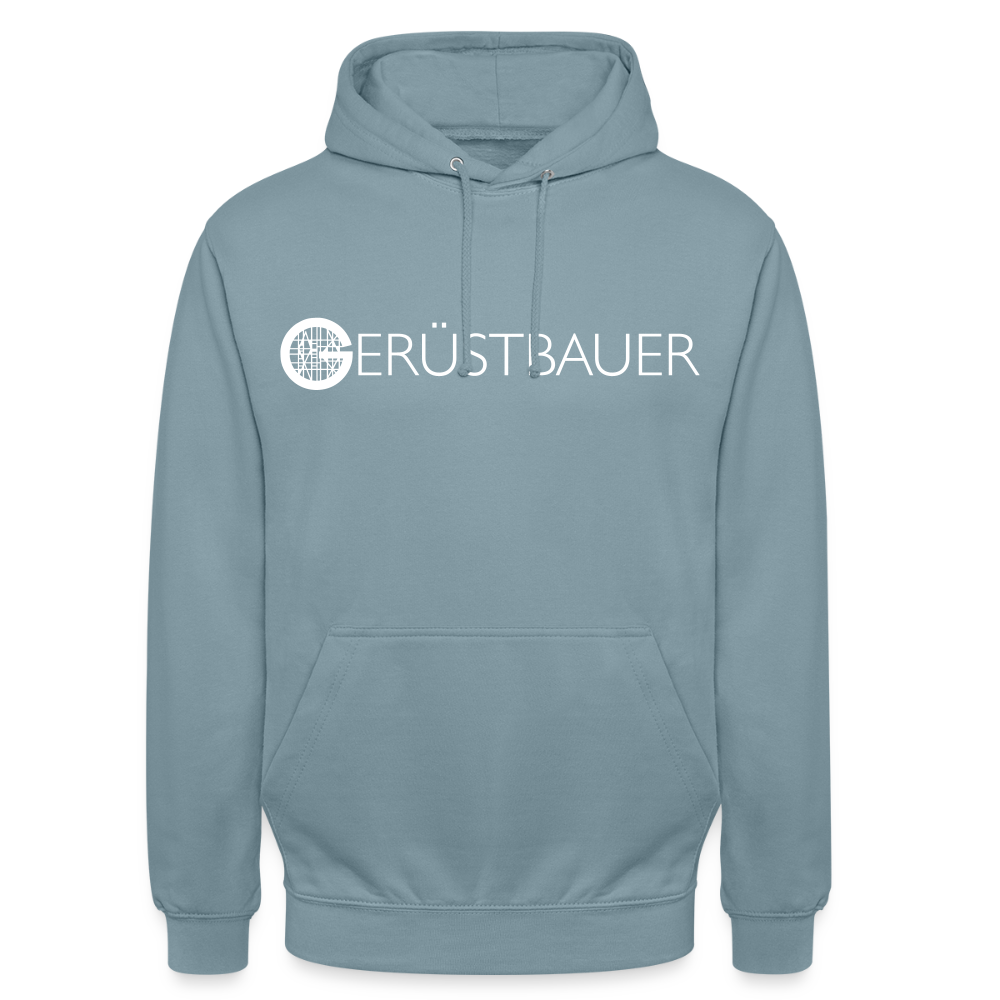Unisex Hoodie "Gerüstbauer" - Nebelblau
