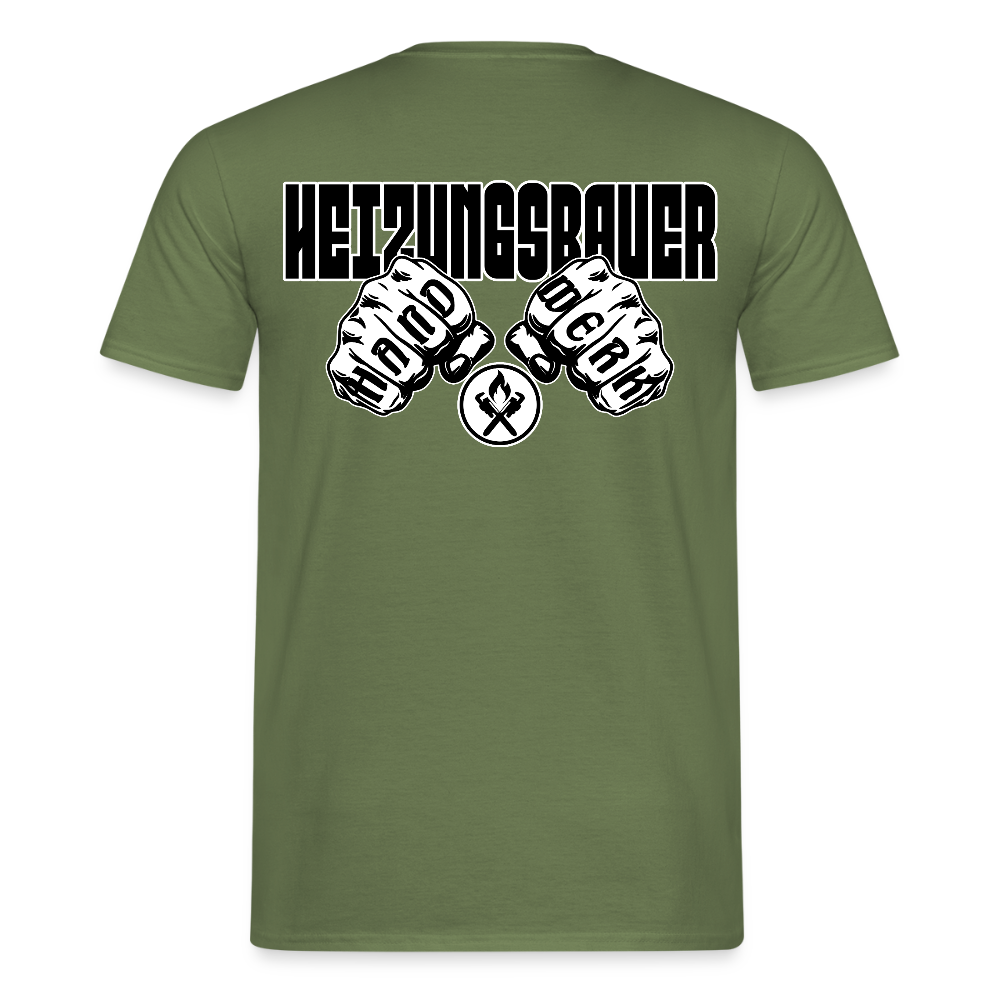 Unisex T-Shirt "Heizungsbauer" Militärgrün Männer T-Shirt