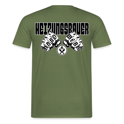 Unisex T-Shirt "Heizungsbauer" Militärgrün Männer T-Shirt