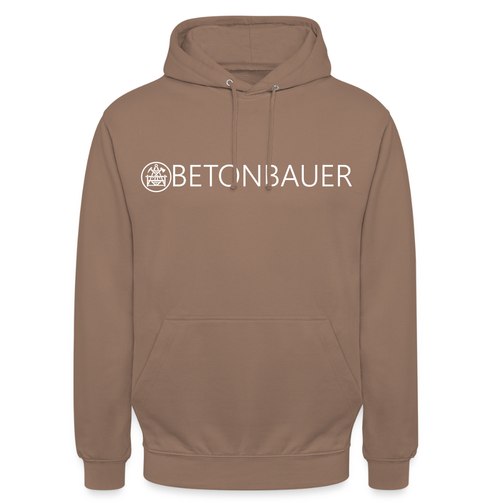Unisex Hoodie "Betonbauer" Mokka Unisex Hoodie