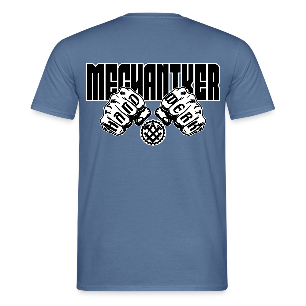 Unisex T-Shirt "Mechaniker" Taubenblau Männer T-Shirt