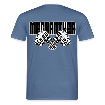 Unisex T-Shirt "Mechaniker" Taubenblau Männer T-Shirt