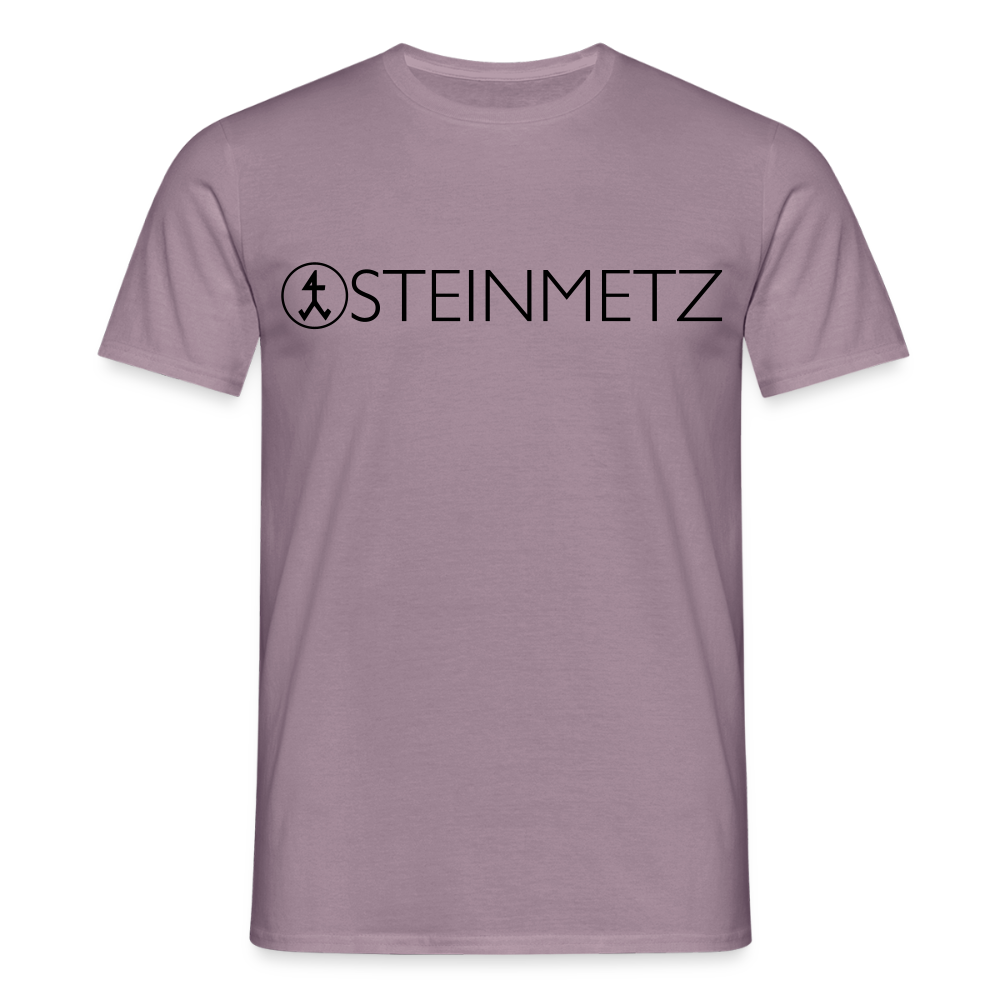 Unisex T-Shirt "Steinmetz" Lilagrau Männer T-Shirt