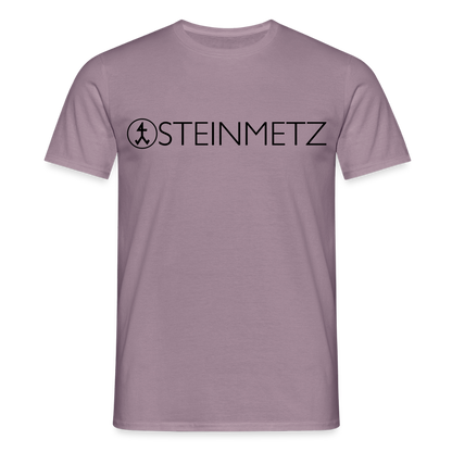 Unisex T-Shirt "Steinmetz" Lilagrau Männer T-Shirt
