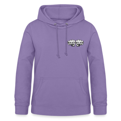 Frauen Hoodie "Gebäudereinigerin" (beidseitig bedruckt) - Lavendel