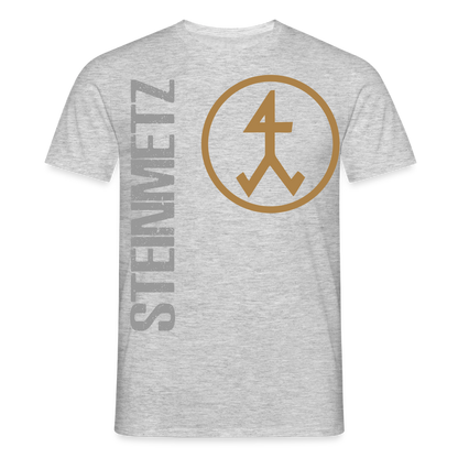 Unisex T-Shirt "Steinmetz" Grau meliert Männer T-Shirt