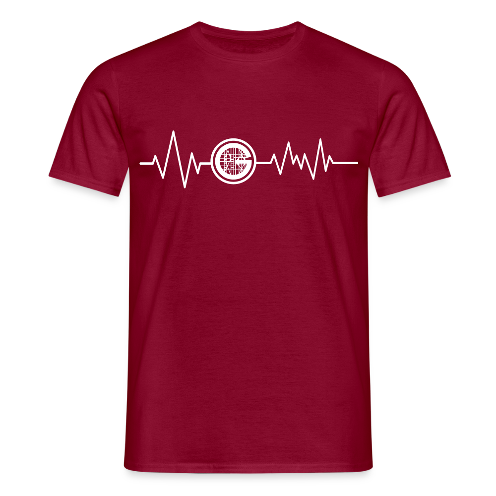 Unisex T-Shirt "Gerüstbauer" Ziegelrot Männer T-Shirt